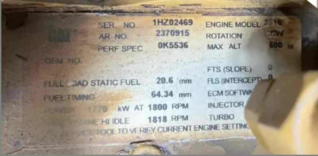 Caterpillar XQ2000 Diesel Power Module - Tier 1